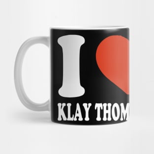 Graphic I Love Klay Personalized Name Sports Mug